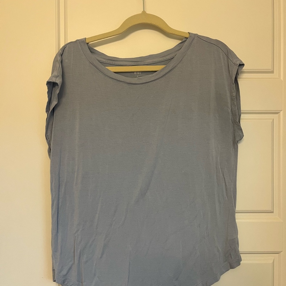 GAP Gray Cap Sleeve Relaxed T-Shirt